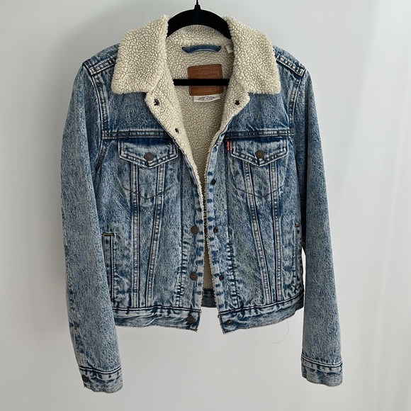 Levi’s Sherpa Premium Jean Jacket - S - Picture 2 of 8